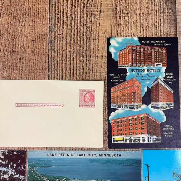 Vintage 70's Postcard Bundle Pack States Montana Indiana Minnesota Wisconsin - Picture 3 of 16